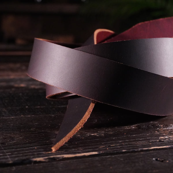 OAO - Red Bottom Brown 9-10oz CUSTOM STRAP LENGTHS