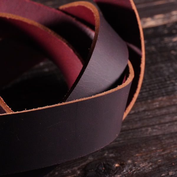 OAO - Red Bottom Brown 9-10oz CUSTOM STRAP LENGTHS