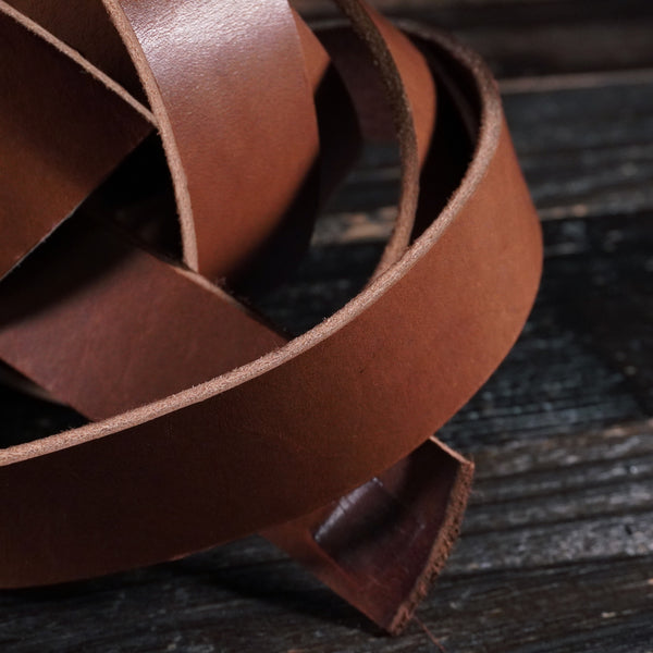 Hermann Oak - Brown Latigo 9-11oz (Premium) CUSTOM STRAP LENGTHS