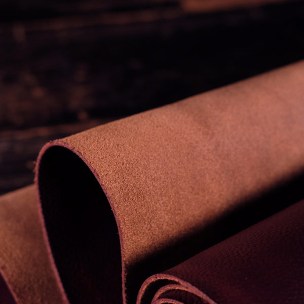 Horween - Scarlet Buccaneer (Scotch Print) 4-5oz
