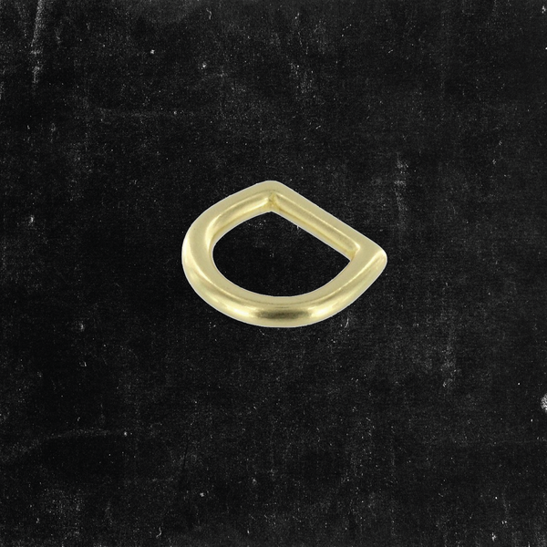 Bow D-Ring Solid Brass 5/8"