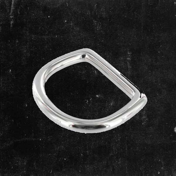 Bow D-Ring Nickel Plated 1 1/4"