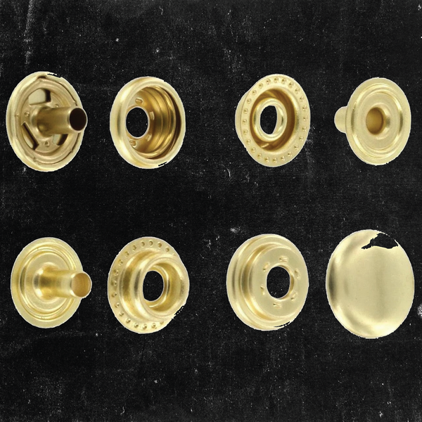 Line 24 Snap Button Solid Brass (100pc)