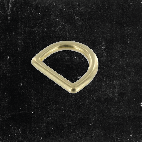 D-Ring Solid Brass 5/8"