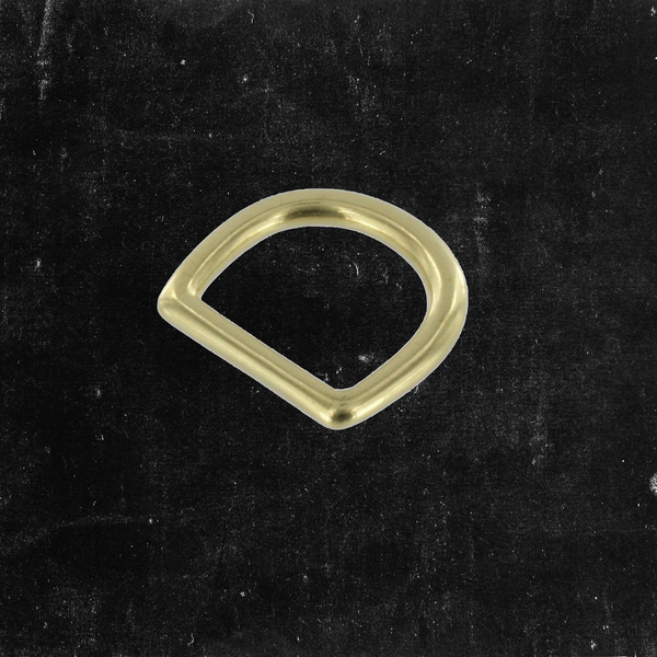 Bow D-Ring Solid Brass 3/4"