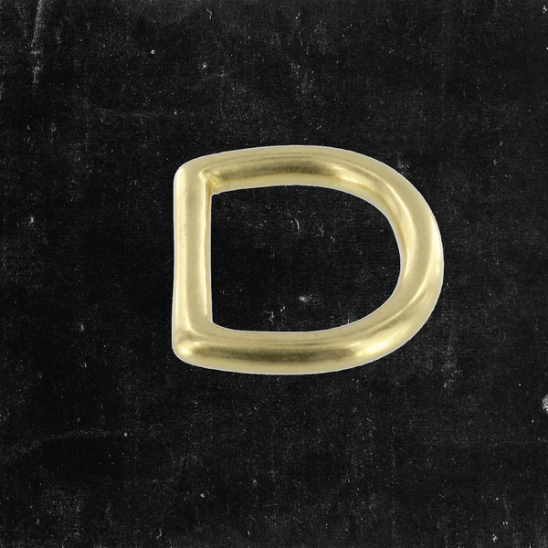 Bow D-Ring Solid Brass 1"