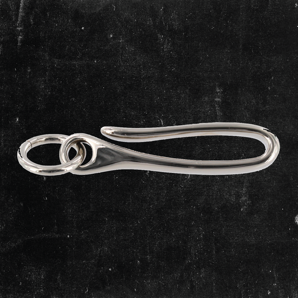 Belt Hook 2-3/4" w/3mm ring Nickel Plated