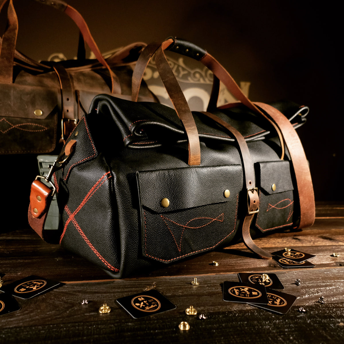Ruffneck Duffle Design Notes (Free Template) – OA Leather Supply