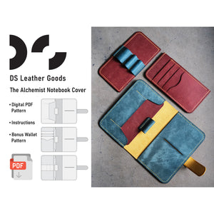 The Alchemist Notebook Cover - DS Leather Goods Template