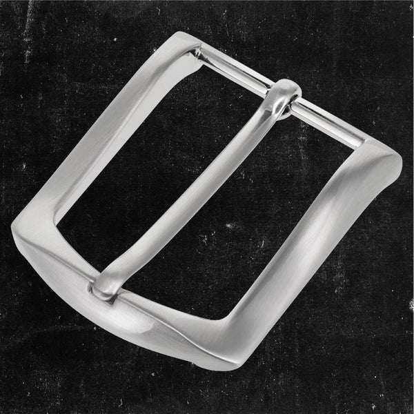 Heel Bar Dress Buckle Brushed Nickel 1 1/2"