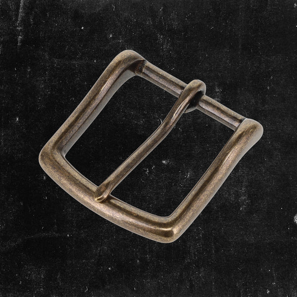 Heel Bar Buckle Antique Brass 1-3/4"