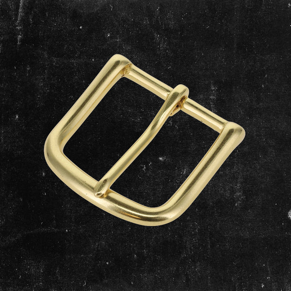Heel Bar Buckle Solid Brass 1-3/4"