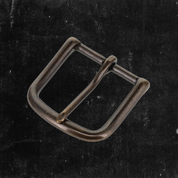 Heel Bar Buckle Antique Brass 1-3/4"