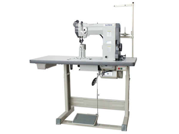 Techsew 830 Post Bed Roller Feed Industrial Sewing Machine with Speed Reducer
