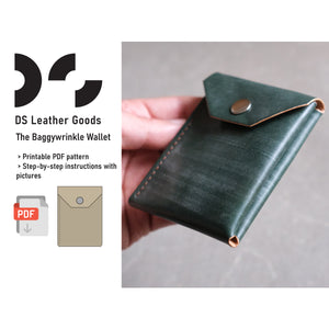 The Baggywrinkle Wallet - DS Leather Goods Template