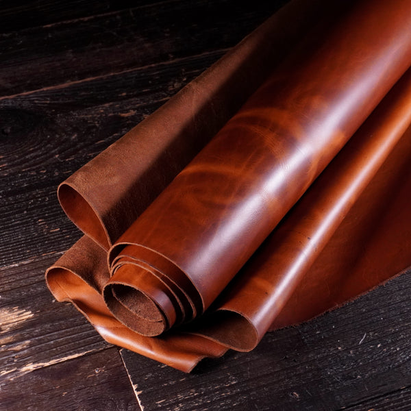 B’ Leather - Chicago Teak 5-5.5oz (Premium)
