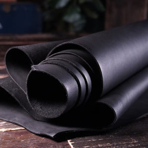 B’ Leather - Denver Oil Black 5-5.5oz (Premium)
