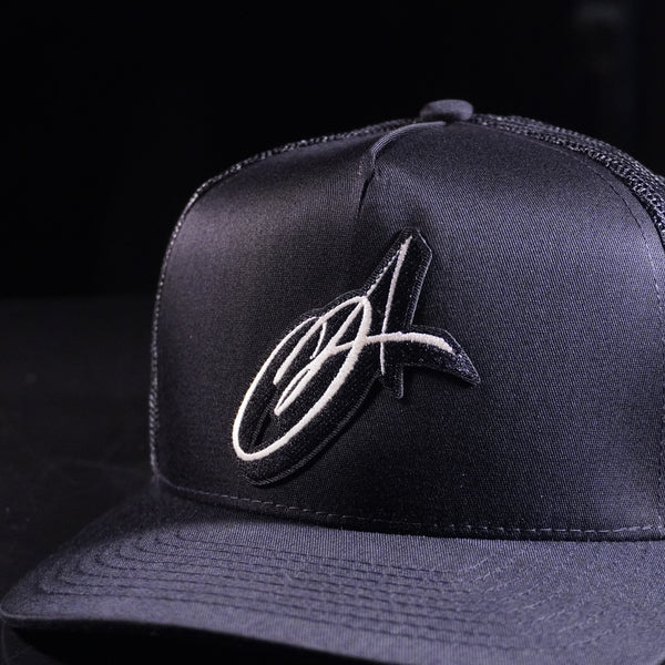 OA Premium Cap - "OA" Drop Shadow Trucker
