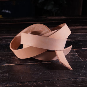 OAO - Natural Veg Tan 9-10oz CUSTOM STRAP LENGTHS
