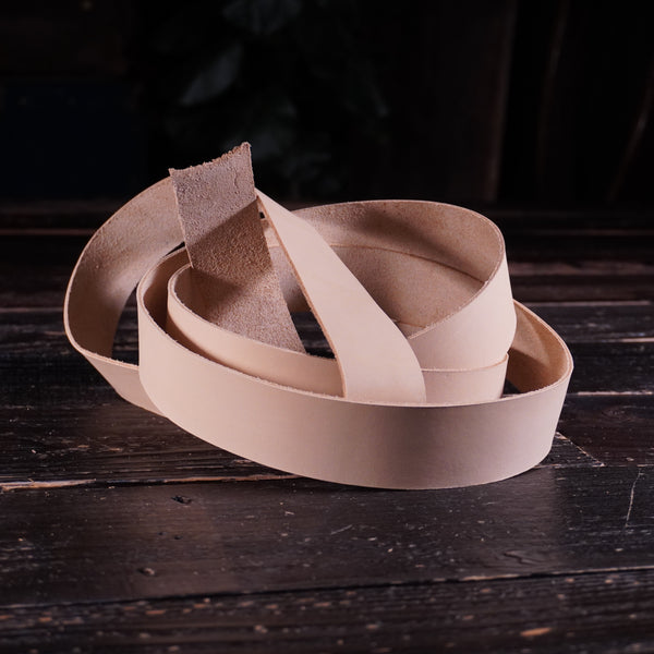 OAO - Natural Veg Tan 5-6oz CUSTOM STRAP LENGTHS
