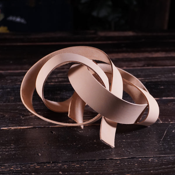 OAO - Natural Veg Tan 5-6oz CUSTOM STRAP LENGTHS
