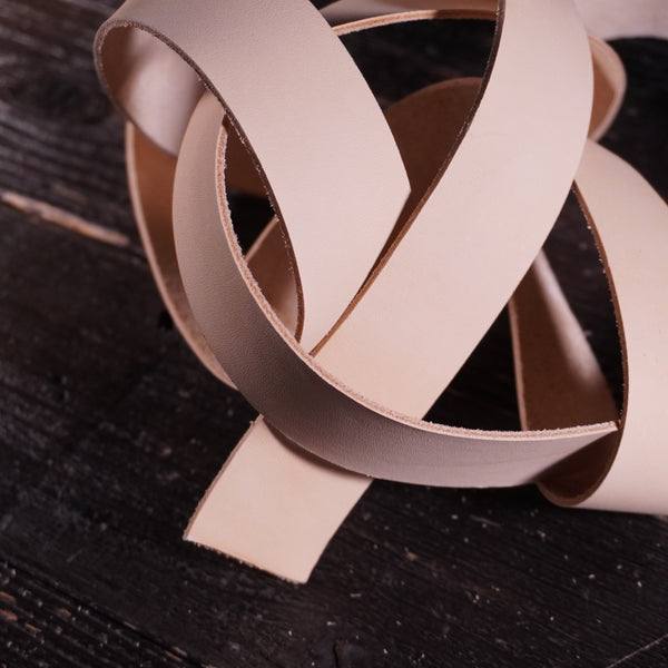 OAO - Natural Veg Tan 5-6oz CUSTOM STRAP LENGTHS
