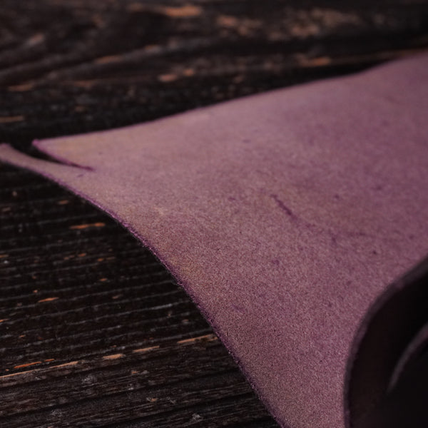 Conceria Walpier - Black Wax Purple 3-4oz
