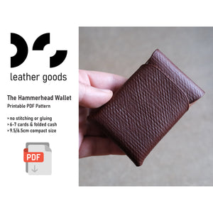 DS Leather Goods Template Pattern