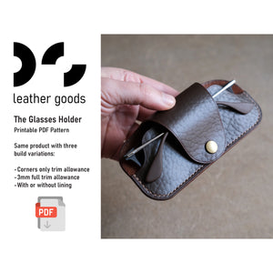 The Glasses Holder - DS Leather Goods Template