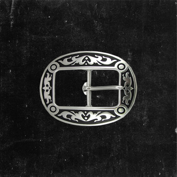 Jeremiah Watt - Centerbar (Double) Buckle – 1/2" (Stainless Steel)