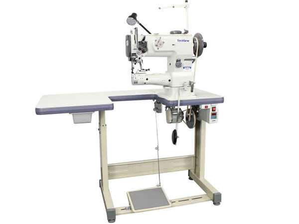 Techsew 4800 PRO Cylinder Walking Foot Industrial Sewing Machine with Speed Reducer