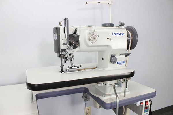 Techsew 4800 PRO Cylinder Walking Foot Industrial Sewing Machine with Speed Reducer