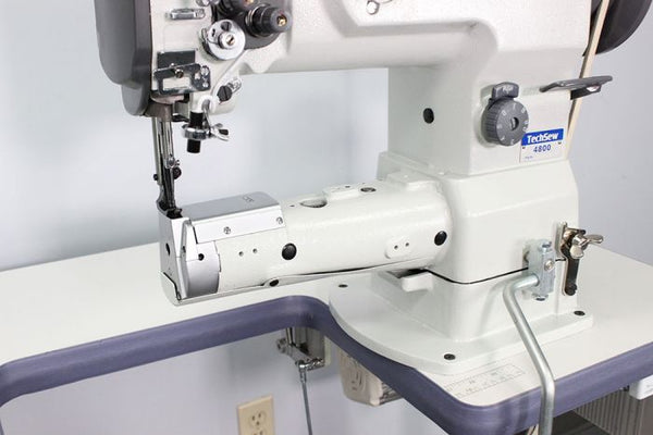 Techsew 4800 PRO Cylinder Walking Foot Industrial Sewing Machine with Speed Reducer