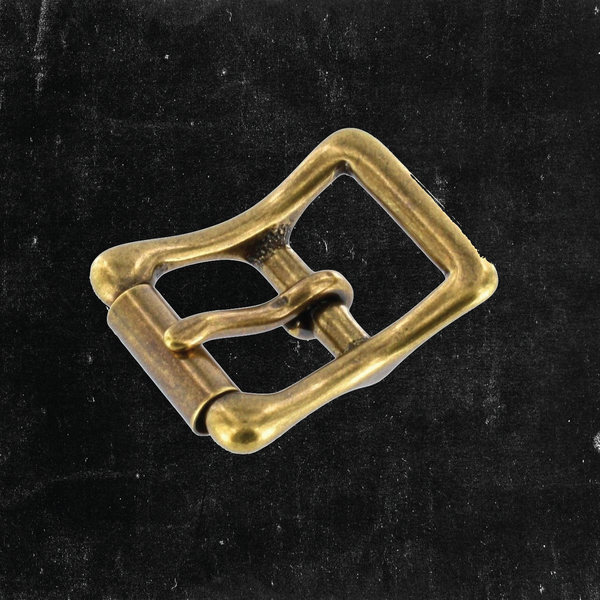 Roller/Center Bar Buckle Antique Brass 3/4"