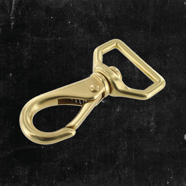 Swivel Lever Snap Solid Brass 1"