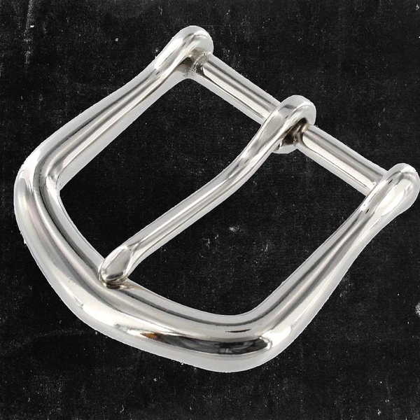 Heel Bar Buckle Nickel Plated 1 1/2"