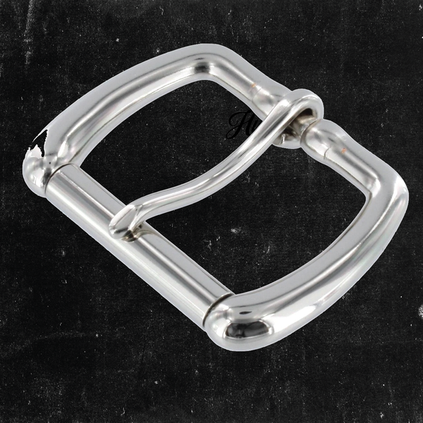 Roller/Heel Bar Buckle Nickel Plated 1 1/2"