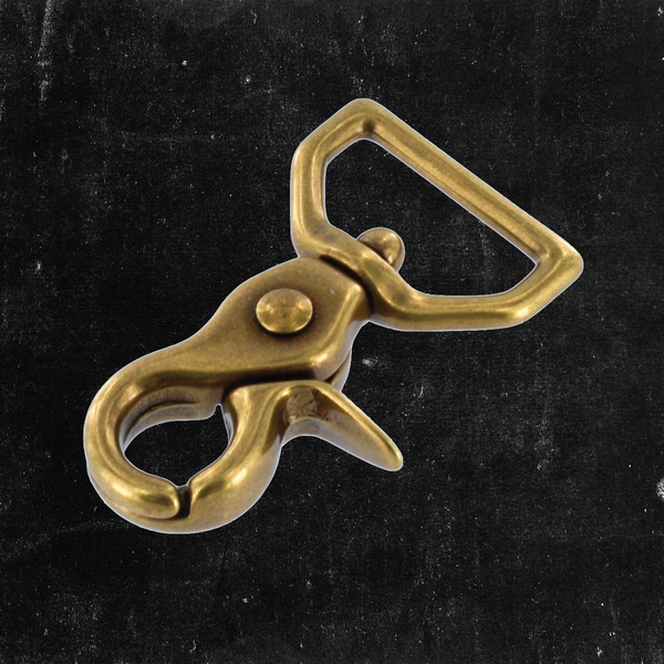 Trigger Snap Antique Brass 1"