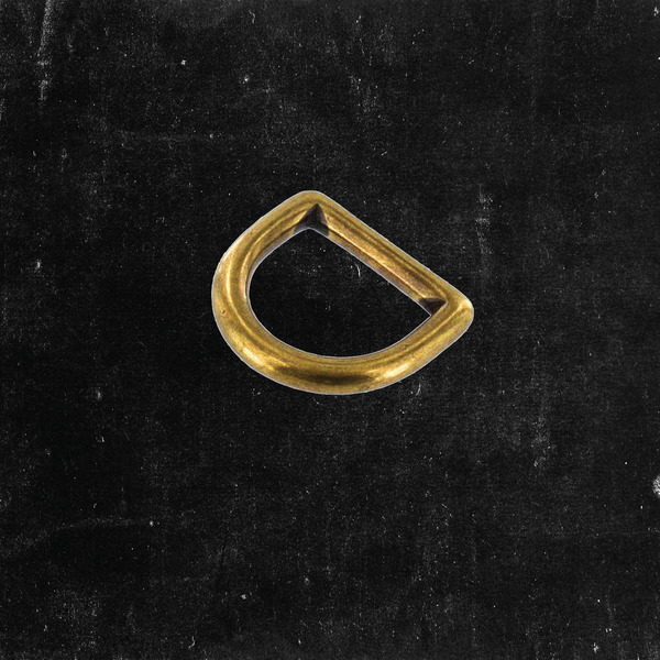 D-Ring Antique Brass 5/8"