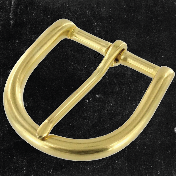 Heel Bar Buckle Solid Brass 1 1/2"