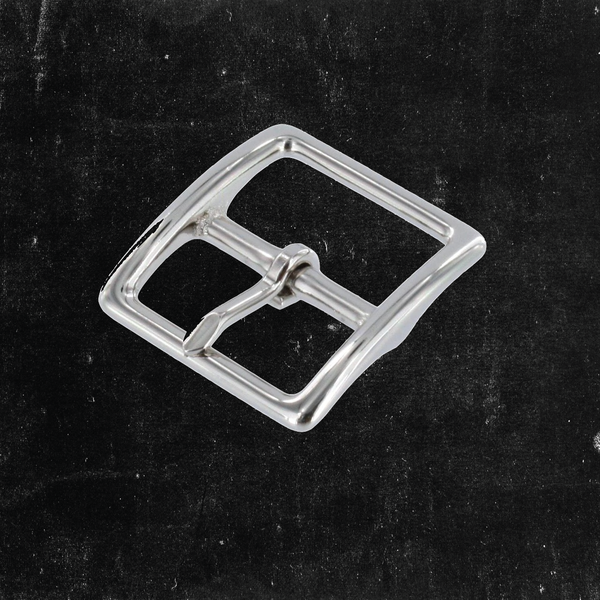 Center Bar Buckle Nickel Plated 1"