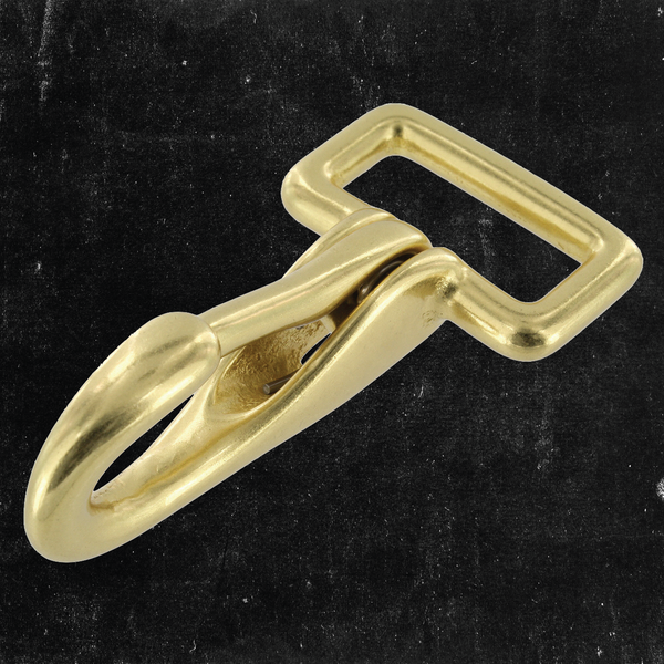 Halter Snap Solid Brass 1"