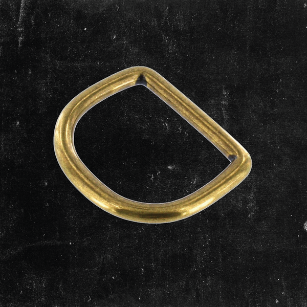 D-Ring Antique Brass 1 1/4"