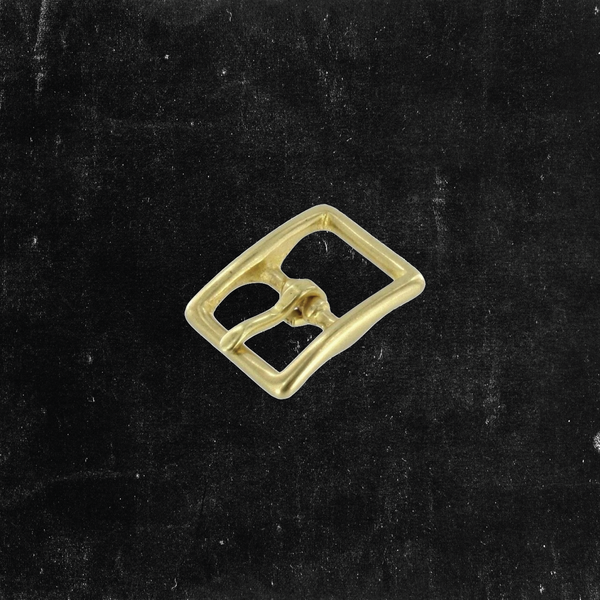 Center Bar Buckle Solid Brass 1/2"