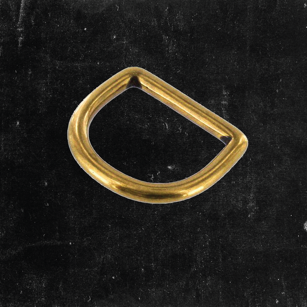 D-Ring Antique Brass 1"