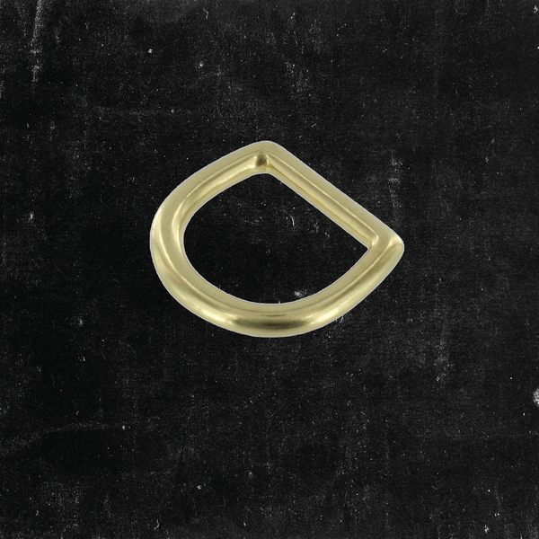Bow D-Ring Solid Brass 3/4"