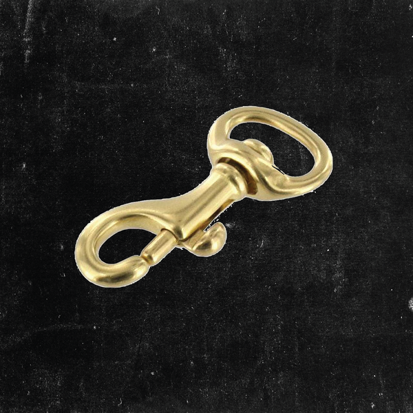 Swivel Bolt Snap Solid Brass 9/16"