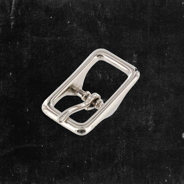 Center Bar Buckle Nickel Plated 1/2"