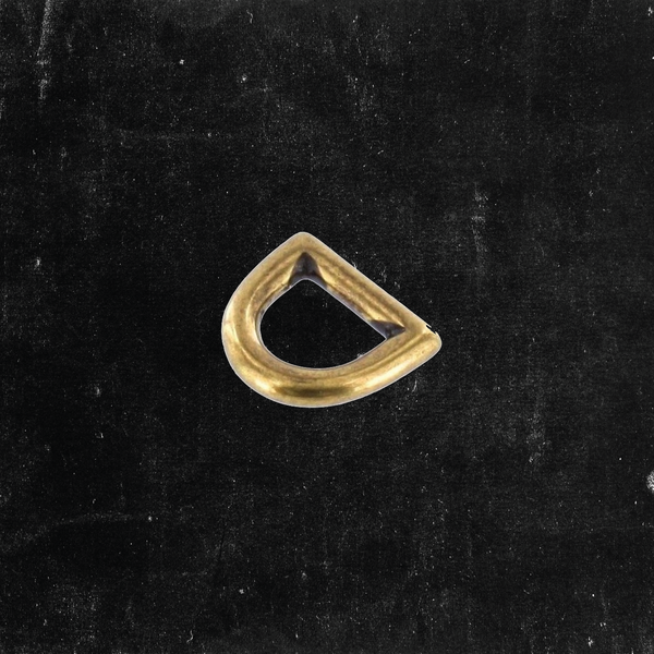 D-Ring Antique Brass 3/8"