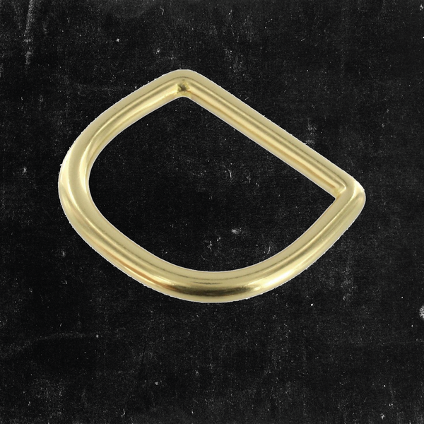 D-Ring Solid Brass 1 1/4"